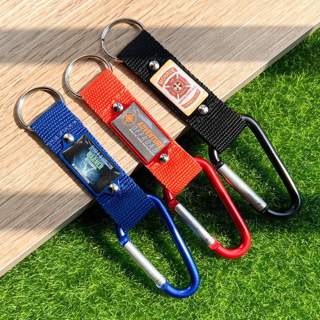 カスタムカラビナ付きキーホルダー