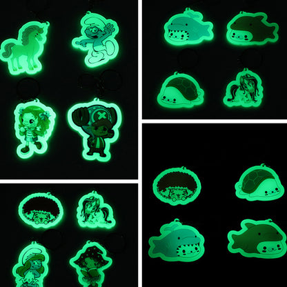 オリジナル蓄光アクリルキーホルダー